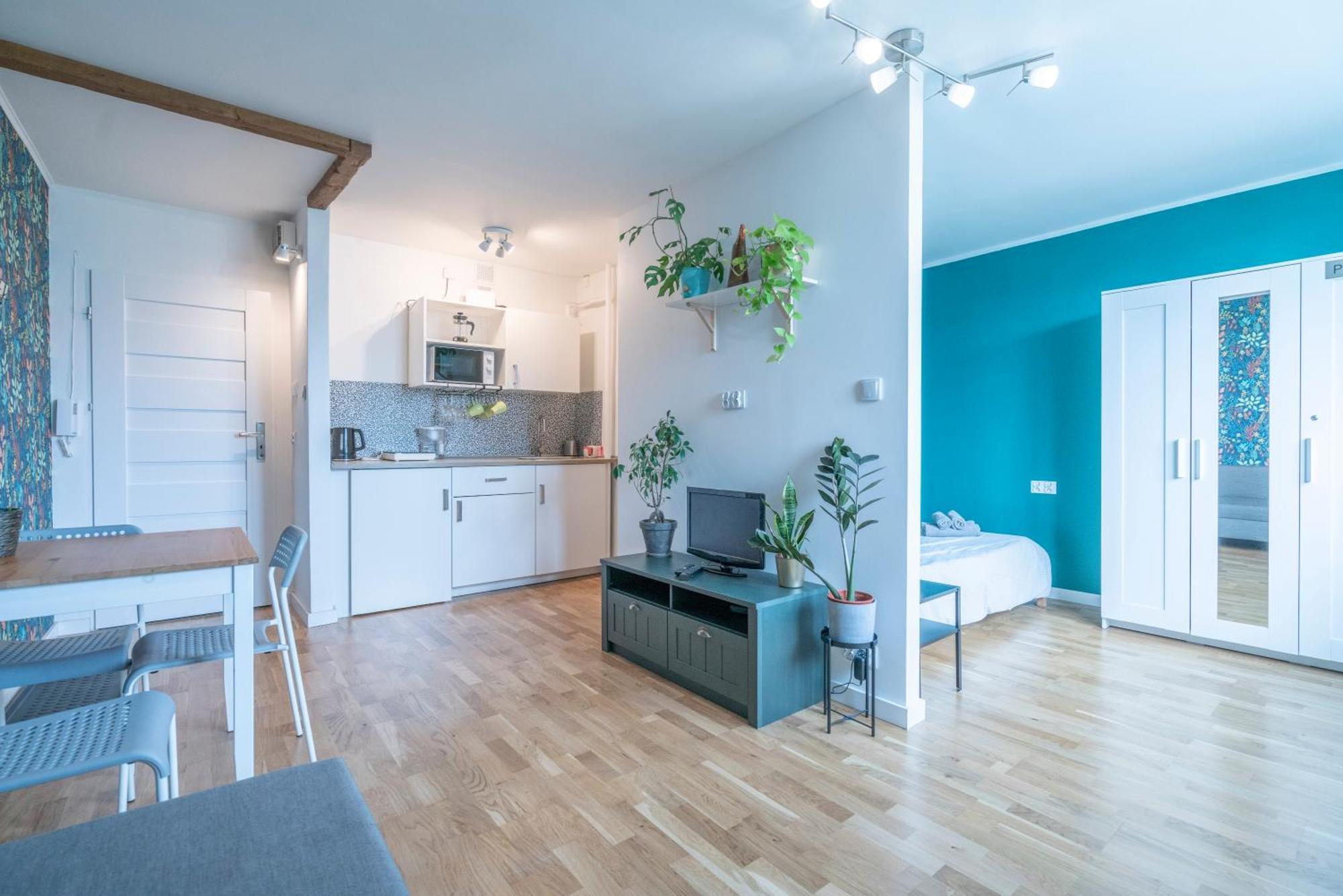 Green Studio In The City Center Of Вроцлав Экстерьер фото
